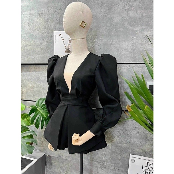 Jum xẻ cổ V bigsize