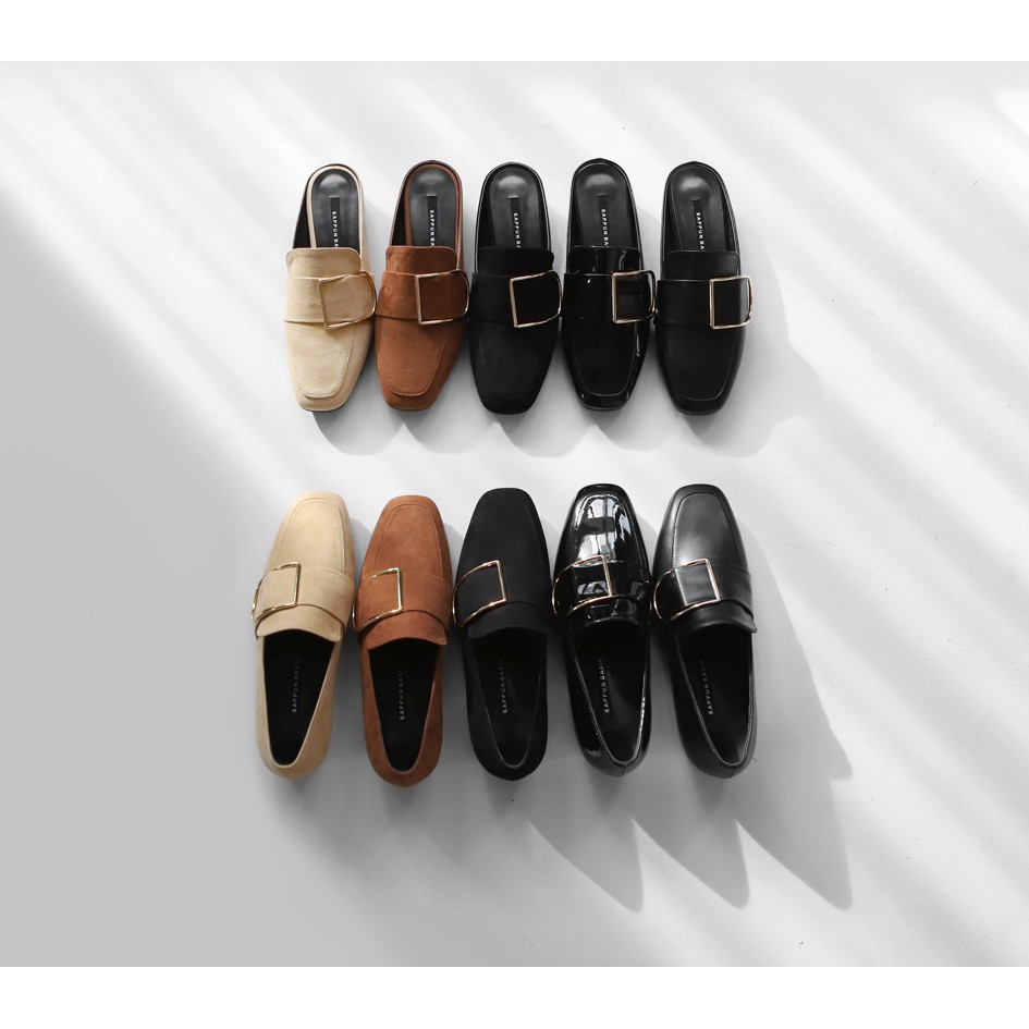 Giày lười nữ Sappun Delo Buckle Loafer &amp; Bloafer