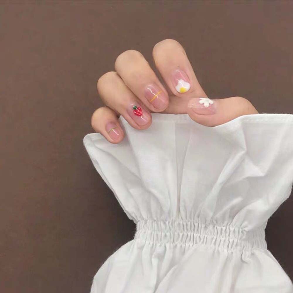 [Hàng mới về] Miếng Dán Trang Trí Móng Tay Thủ Công Phong Cách Trái Cây 5D Độc Đáo