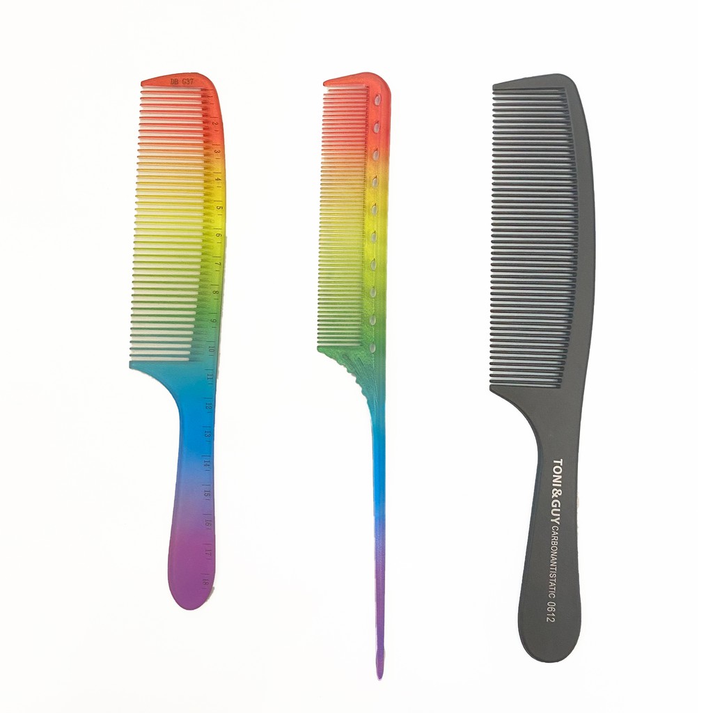 Lược cắt tóc chịu nhiệt YS PARK (Dài 17 - 18 - 21,5cm)