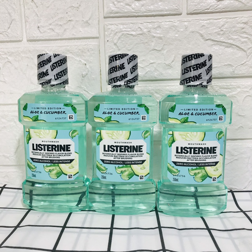 Nước Súc Miệng Vị Trái Cây Tự Nhiên Listerine 250ml/Chai (Phiên Bản Giới Hạn)