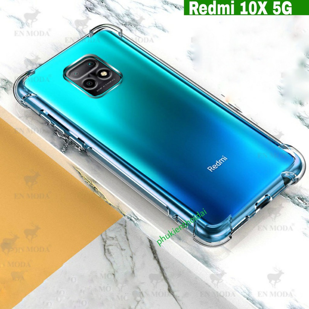 Ốp lưng Redmi 10X 5G / Redmi 9 / Redmi 10  /  10C /  10A / Redmi A1 / 12C dẻo trong lồi 4 góc chống sốc lâu ố vàng