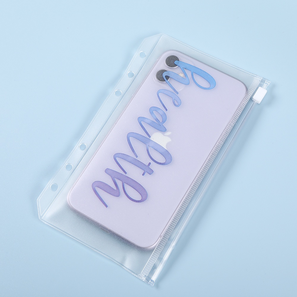 Bộ 12 Bìa Sổ Tay Có Khóa Kéo Khổ A6 Tiện Dụng