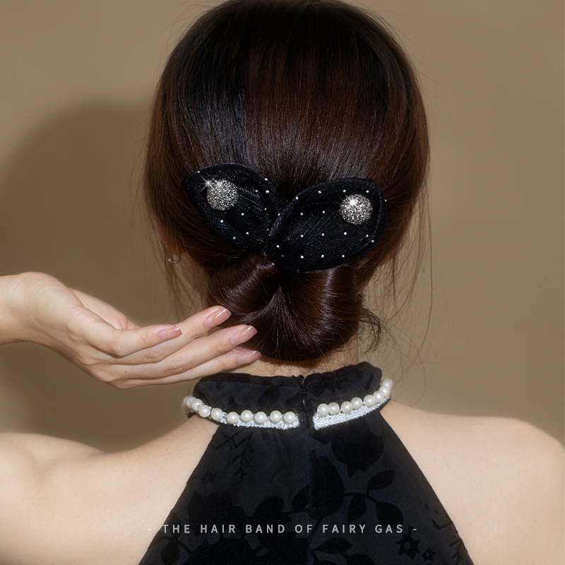 Kẹp Tóc Hình Hoa Thắt Nơ Sau Lưng Phong Cách Mới 2022