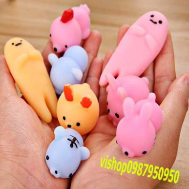 combo 5 Squishy Mochi Dễ Thương , Mềm Bóp Đã mã ONZ92 O2201