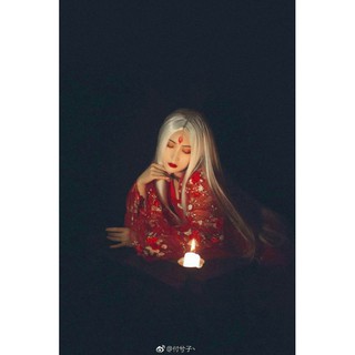 Tóc giả cổ trang cosplay dài 1m siêu mượt