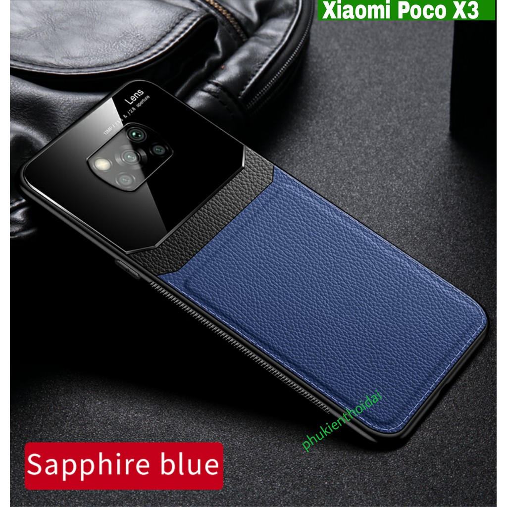 Ốp lưng Xiaomi Poco X3 / Poco X3 Pro dùng chung Chống sốc Da Kính cao cấp