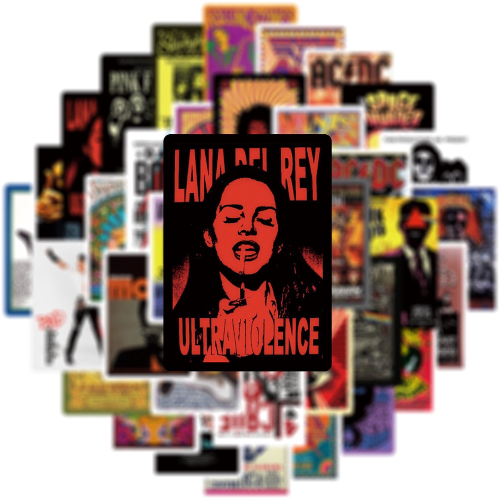 Set 50/25/10 Sticker Graffiti Dán Trang Trí Đa Năng