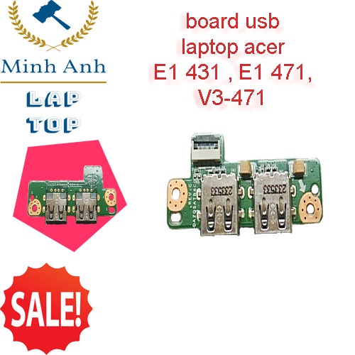 Board phụ cổng usb laptop acer E1-431 E1-471 V3-471
