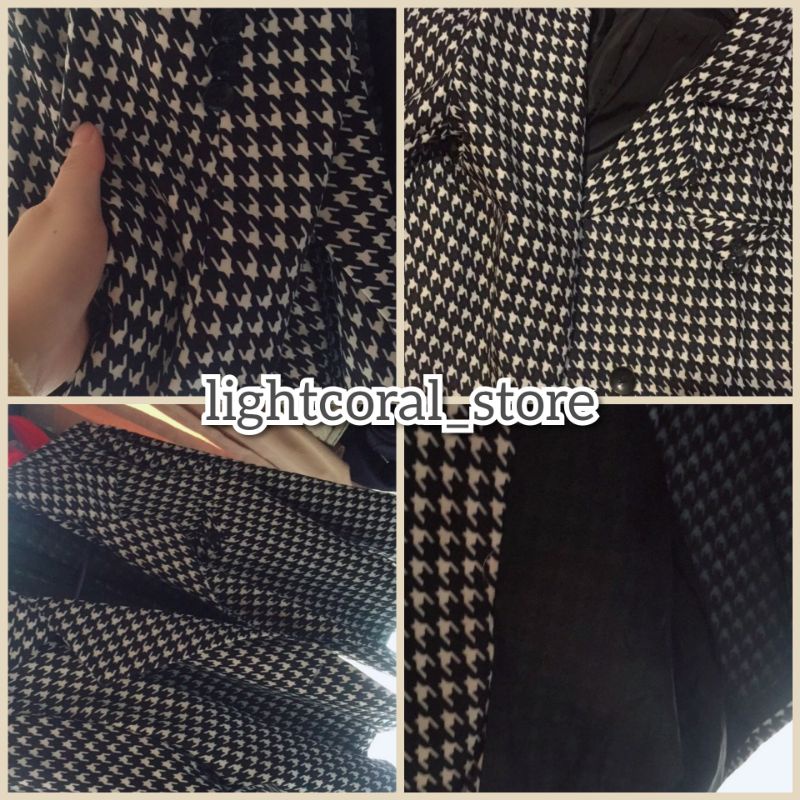 [ORDER] Áo khoác blazer Quảng Châu kẻ caro dáng ngắn thời trang có size cài khuy có lớp lót ( ảnh thật) | BigBuy360 - bigbuy360.vn