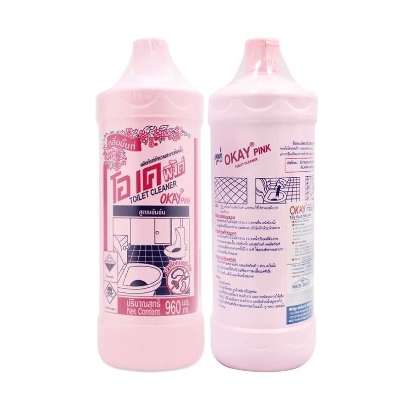 Nước Tẩy Nhà Vệ Sinh OKAY PINK 960ml