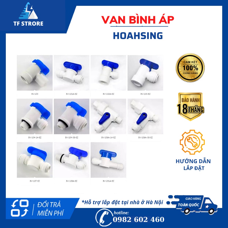 Phụ Kiện Máy Lọc Nước Haohsing - Bơm Tăng Áp , Nguồn, Vòi, Van Điện Từ, Dây, Bình Áp, Dây Cấp... Made In Taiwan