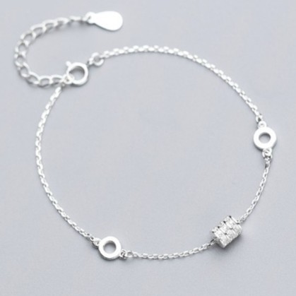 Lắc chân bạc 21 Centimeters Cylinder Trang sức bạc Tiệm bạc 21 Centimeters | BigBuy360 - bigbuy360.vn