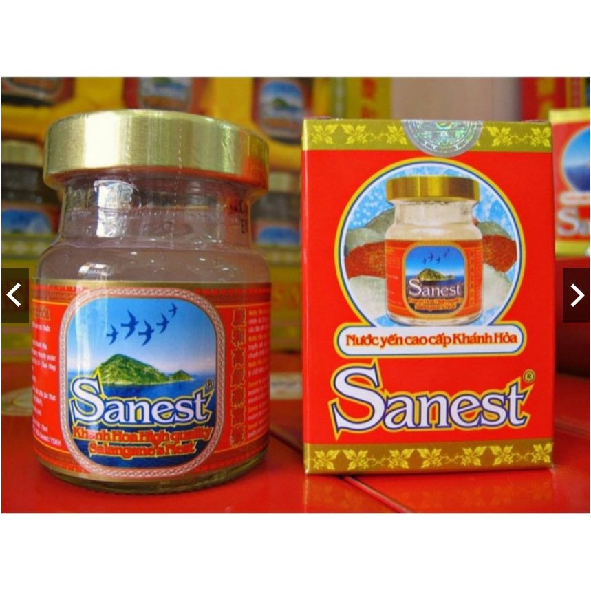 Yến sào Sanest Khánh Hòa có đường - Hộp 1 hũ 70ml Date mới