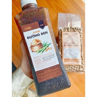Siro đường đen Lamon 1L