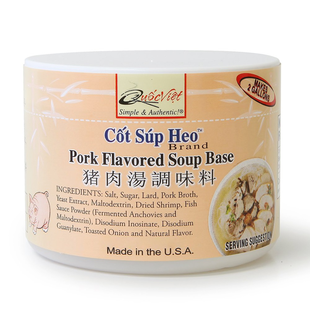 Cốt Súp Heo Quốc Việt - Nhập khẩu USA - Pork Flavored Soup Base (300g)