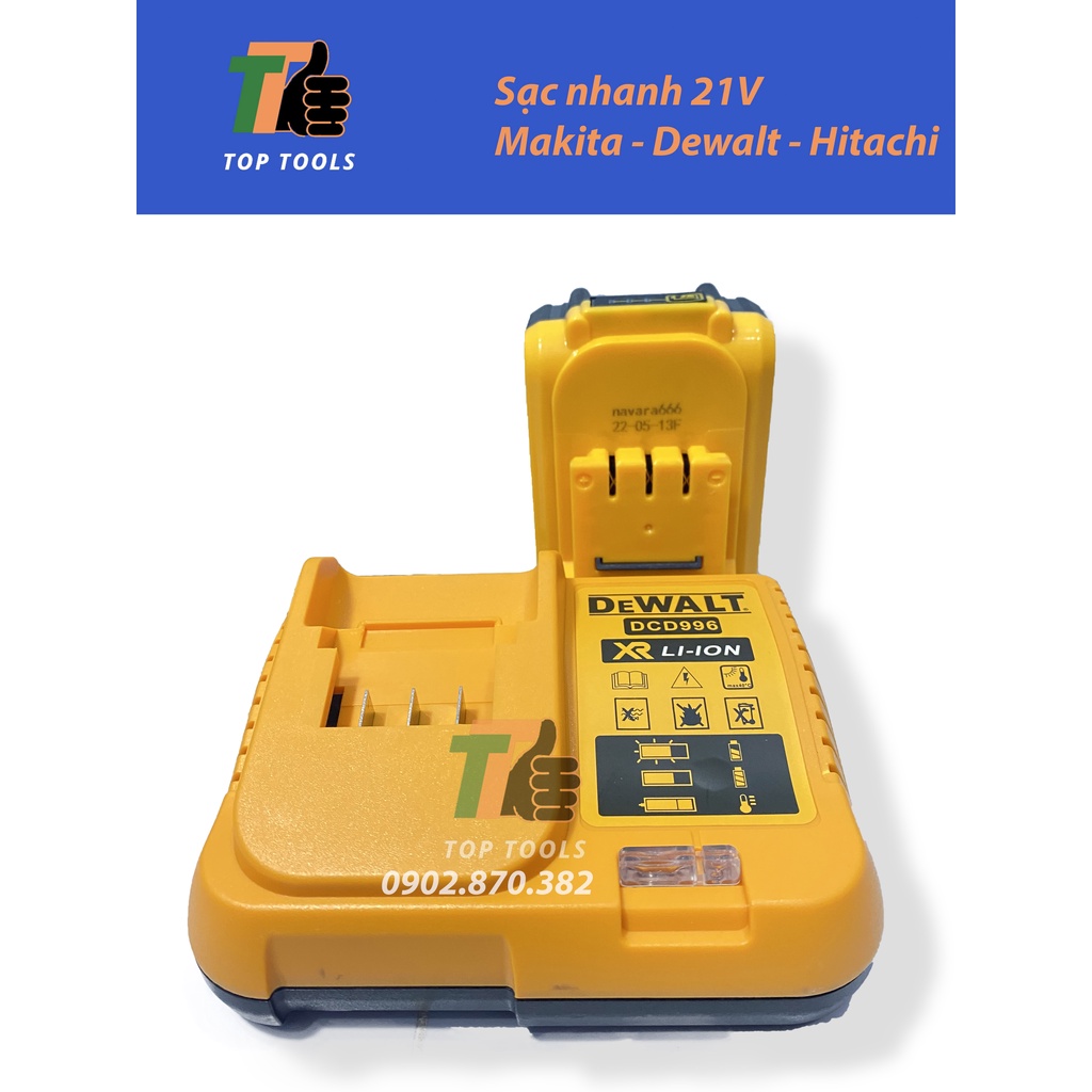 Sạc pin máy khoan, sạc máy bulong 21V, sạc nhanh tự ngắt