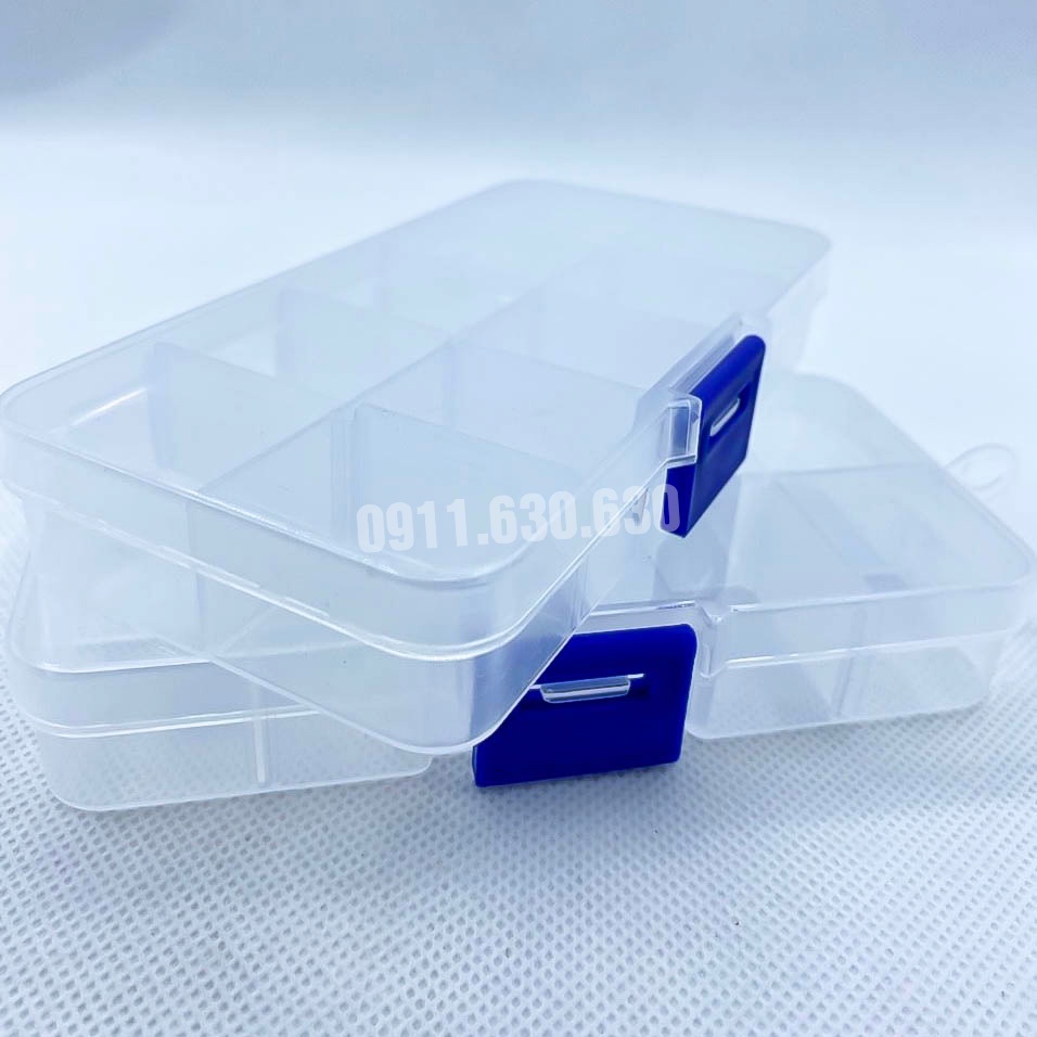 HỘP NHỰA 10 Ô_dụng cụ mi_keo nối mi chính hãng _ Thiên Ngọc Mi