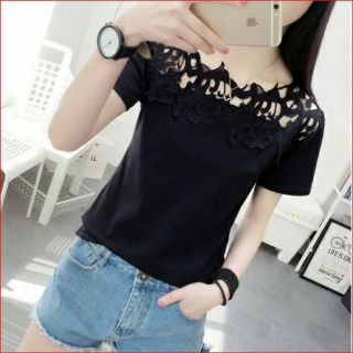 Áo nữ kiểu thời trang - trắng, đen - e38110