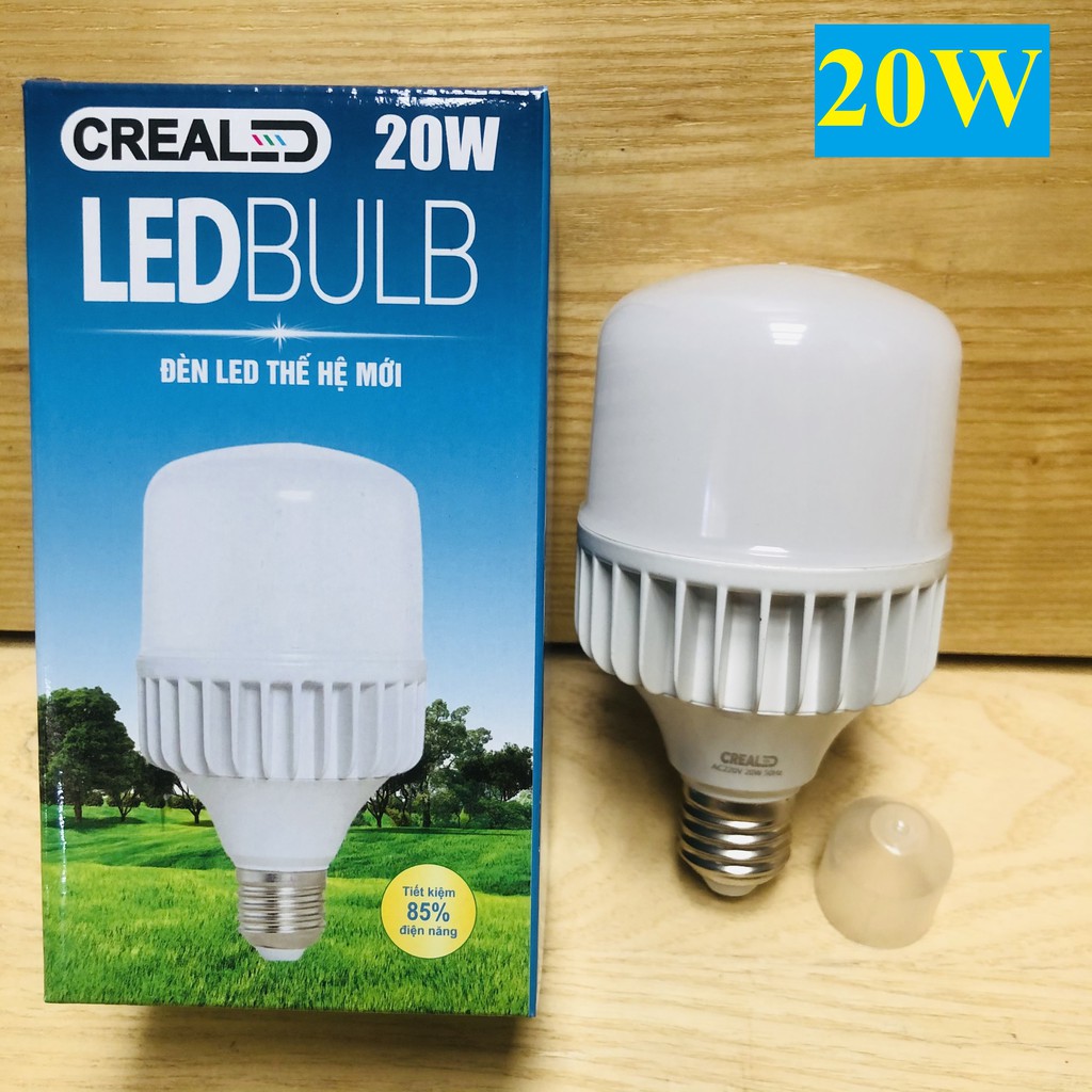 Bóng chống lóa đèn led trụ nhôm đúc 15-50W Chiếu sáng nhà xưởng, gia đình ( Đáp ứng tốt với cường độ sử dụng cao)