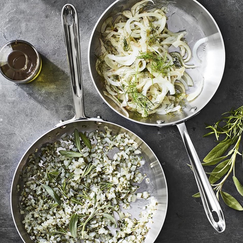 Chảo nguyên khối All-Clad French Skillet 28cm-made in USA