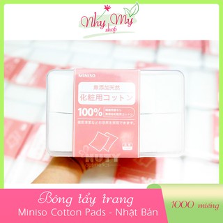 Bông tẩy trang Miniso 1000 miếng
