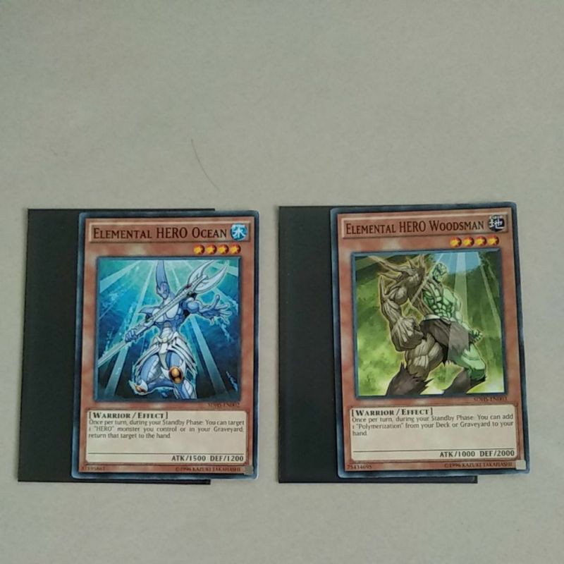 Combo anh hùng trái đất: Elemental hero Ocean, Elemental hero Woodsman