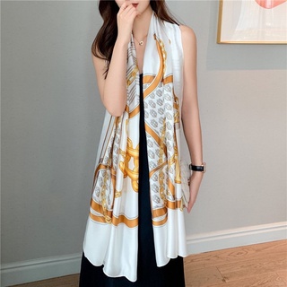 Khăn choàng lụa đi biển - Khăn choàng lụa thanh lịch size 90x180cm
