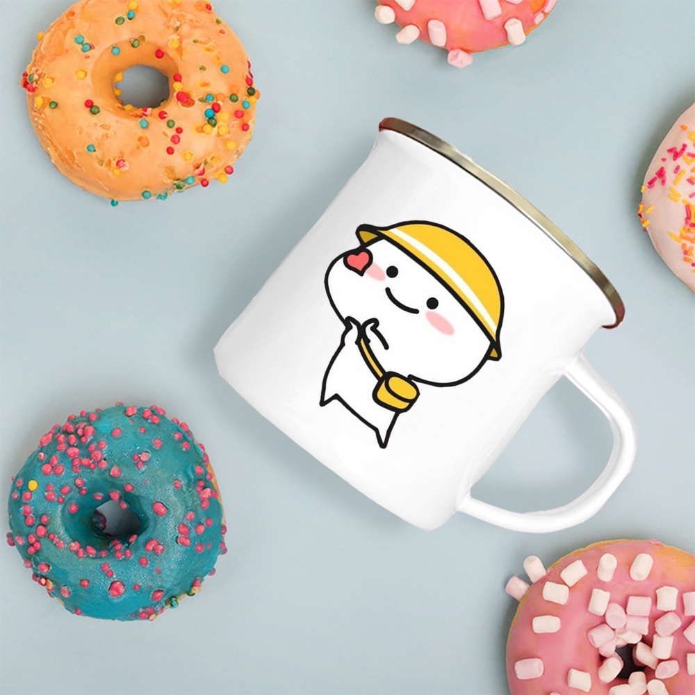 Dễ Thương Cốc Uống Cà Phê Họa Tiết Hoạt Hình quby Đáng Yêu
