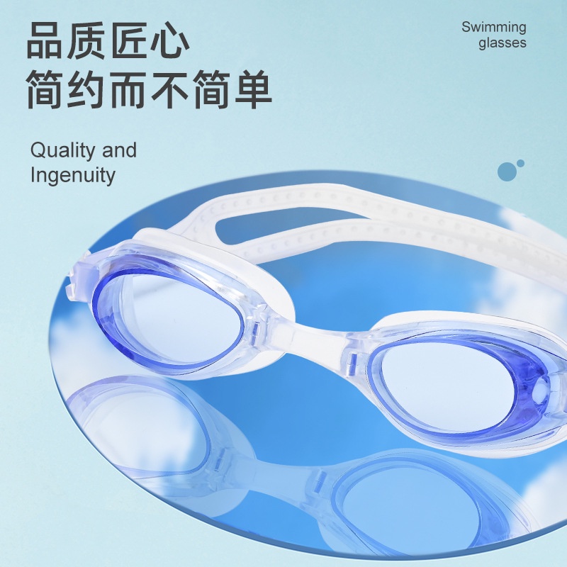 Kính Bơi Silicone Chống Sương Mù Chống Thấm Nước Dành Cho Người Lớn Và Trẻ Em