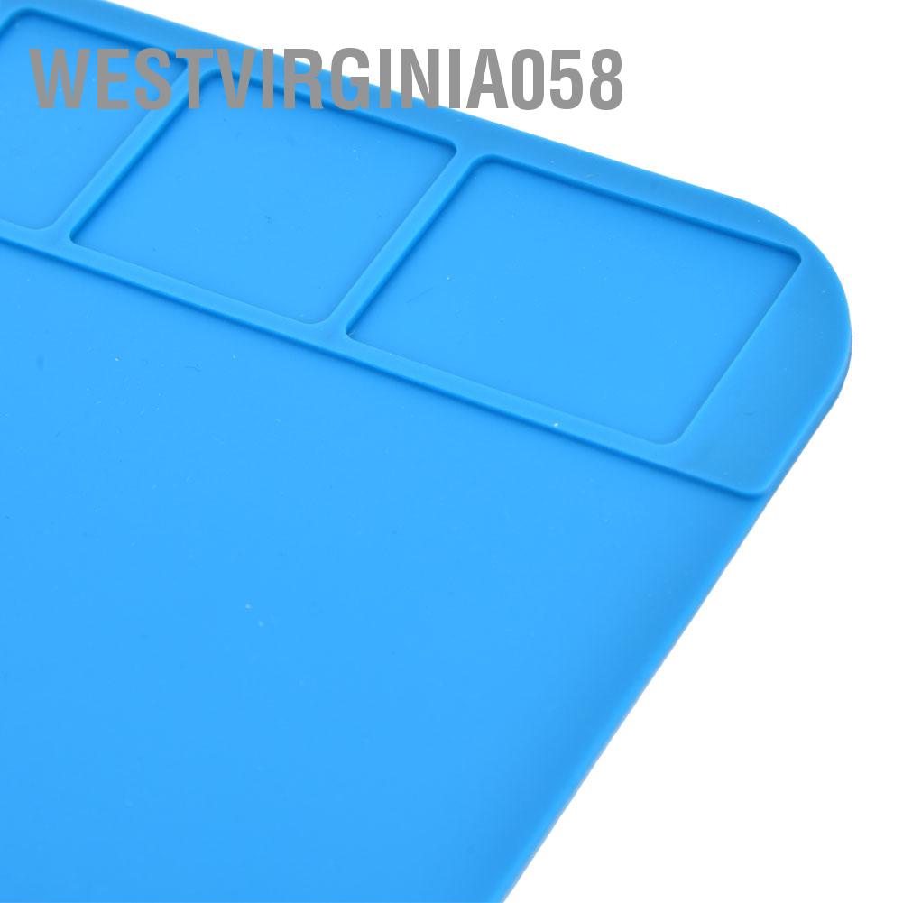Hàng HotThảm silicon cách nhiệt để bàn dùng cho tháo lắp sửa chữa máy tính / điện thoạiHàng giao ngaywestvirginia058