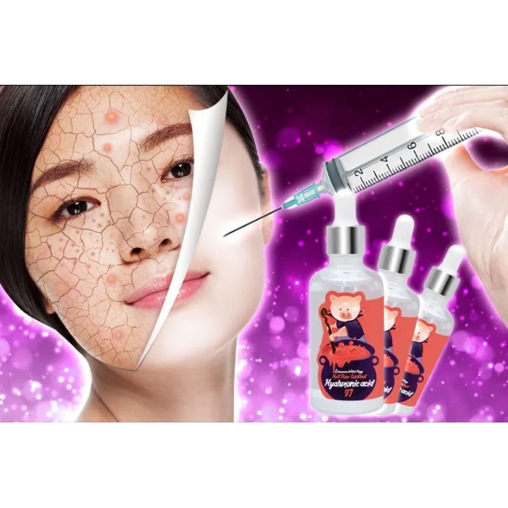 Tinh chất HA cấp nước cấp ẩm cho da căng mọng Elizavecca Witch Piggy Hell Pore Control Hyaluronic Acid 97 Serum
