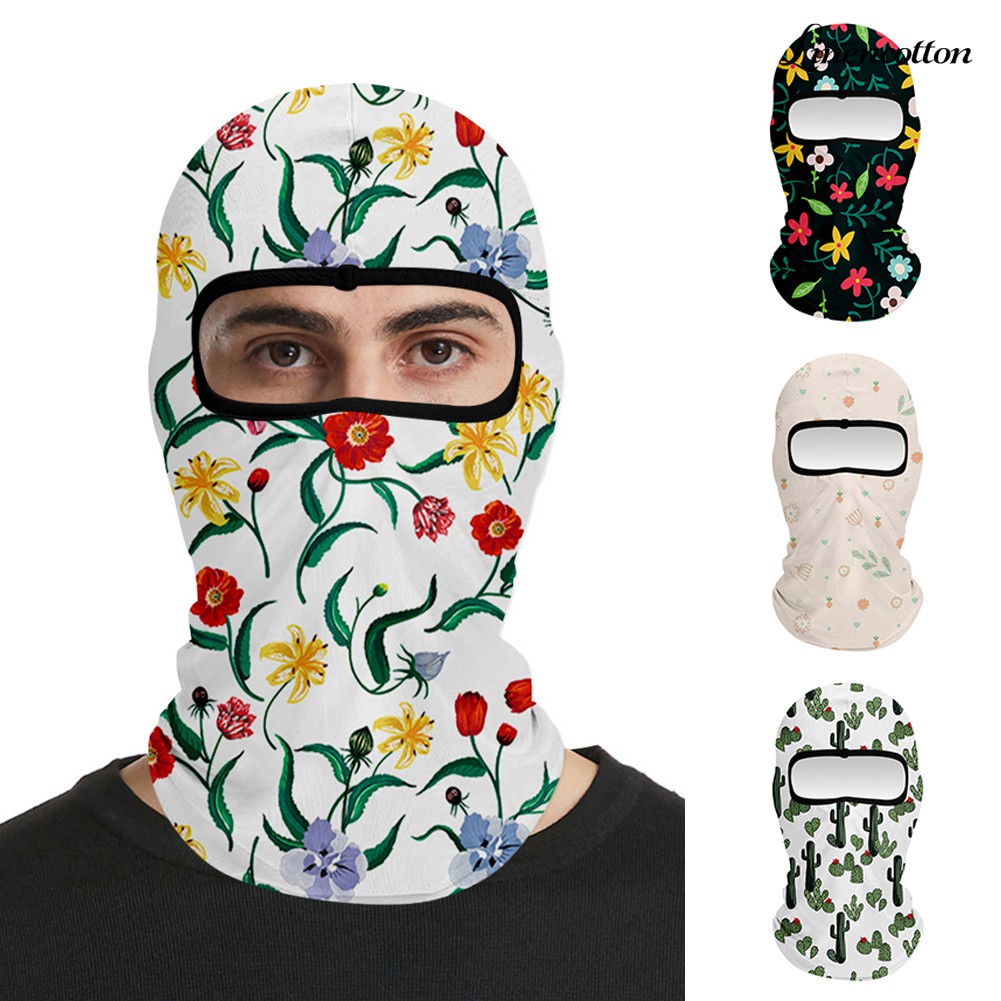 Mũ Trùm Đầu Ninja Chống Bụi In Họa Tiết 3d