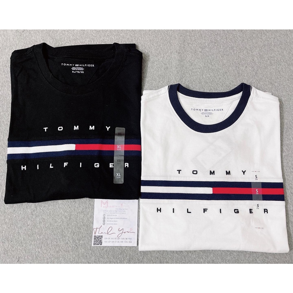 Áo TEE TOMMY UNISEX - Hàng chính hãng 100%