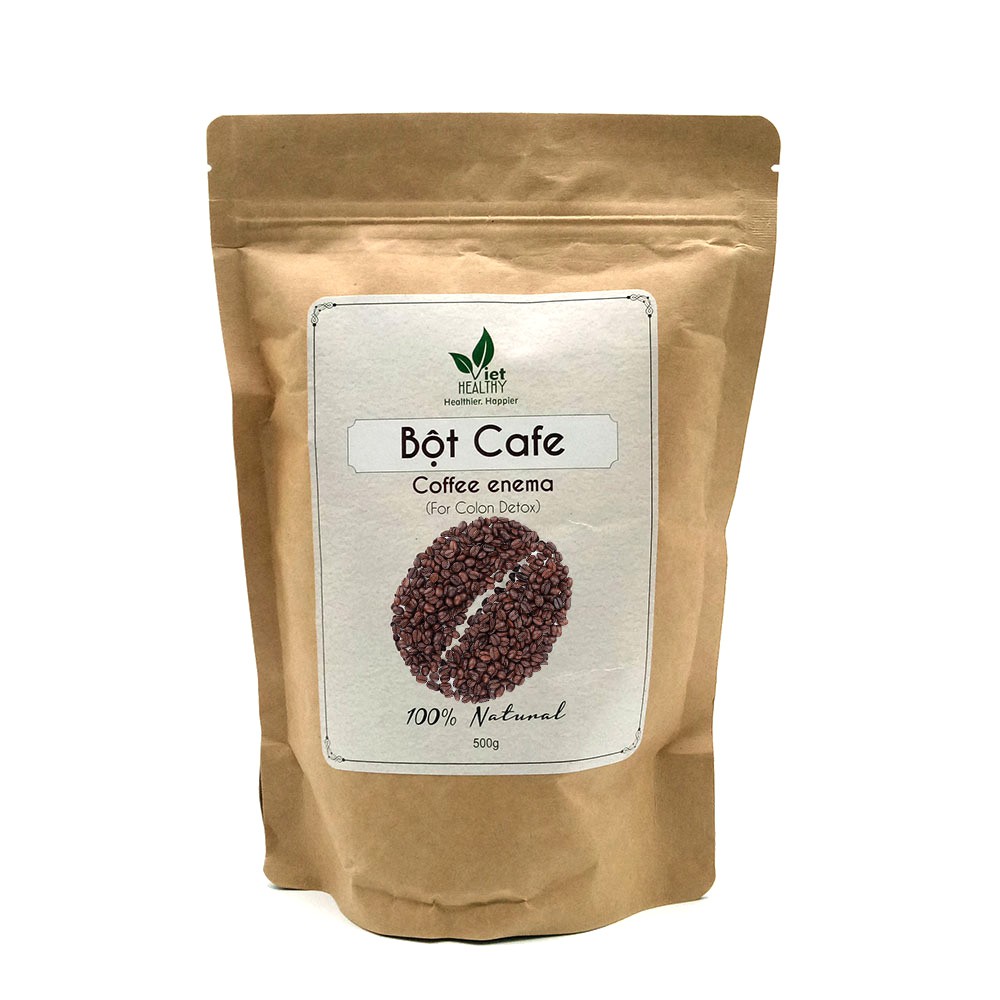 Bột Coffee Enema nguyên chất VietHealthy 500g