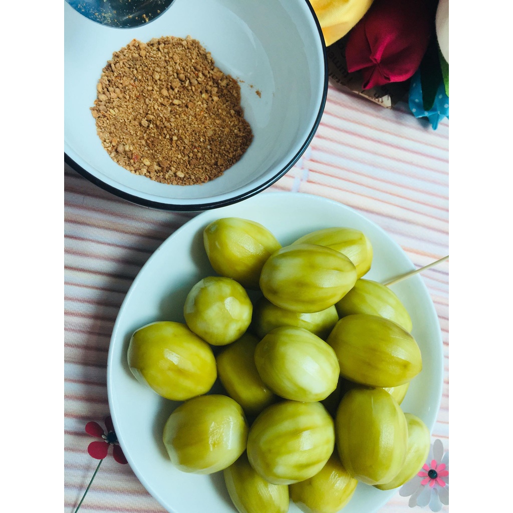 Chỉ giao miền nam - 500g cóc non ngâm chua ngọt không tính nước, kèm gói muối tôm tây ninh