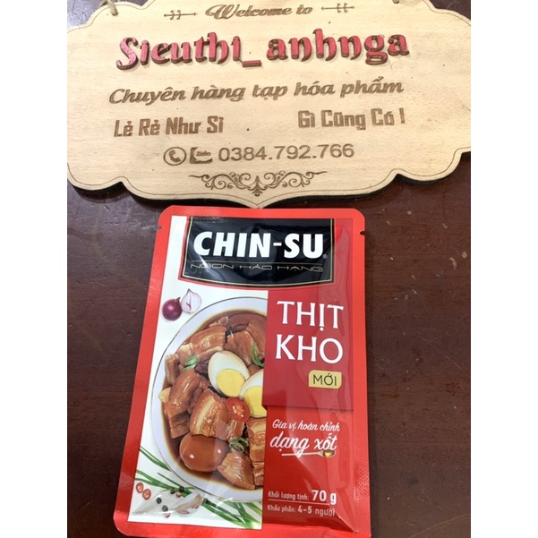Gói Sốt Chinsu Gà Chiên Nước Mắm / Thịt Kho 70g | BigBuy360 - bigbuy360.vn