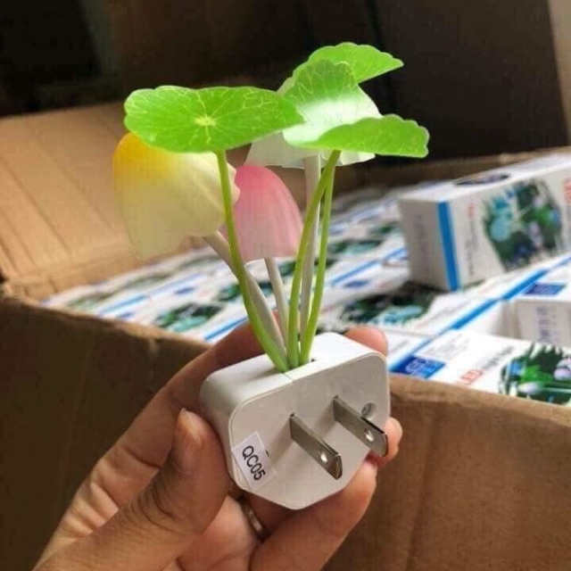 Đèn Ngủ Cảm Ứng Tự Động Hình Nấm Tự Động Bật Tắt H074