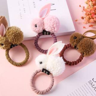 Dây Buộc Tóc Co Dãn Hình Thỏ Dễ Thương Cho Nữ