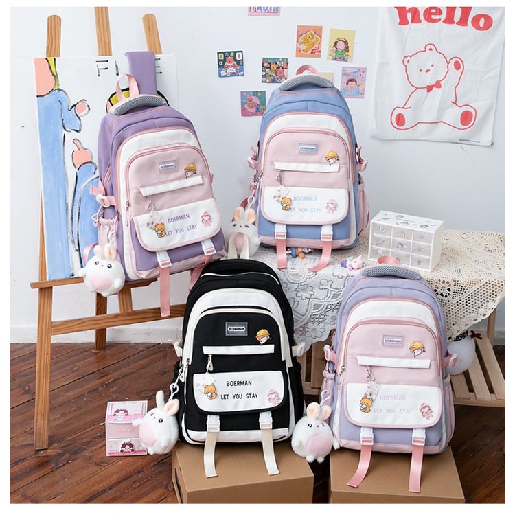 Balo Boerman Letyoustay móc thỏ