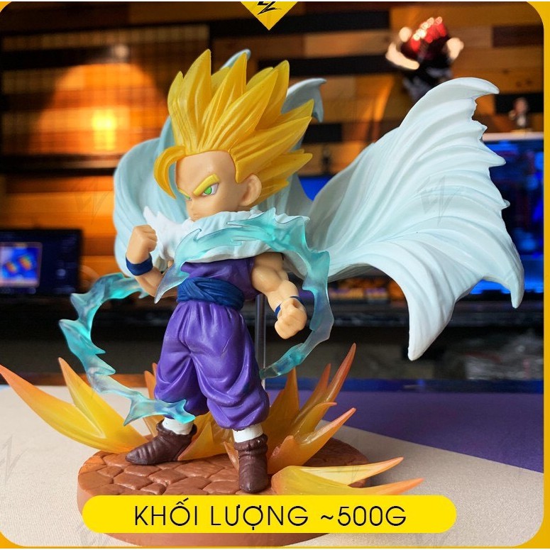 (Hết hàng) Mô hình Dragon Ball - Nhân Vật Songohan Kid siêu Saiya 16cm