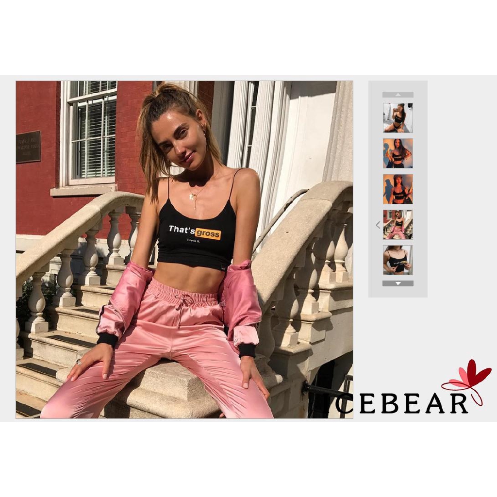 Áo Croptop sát nách thiết kế quyến rũ