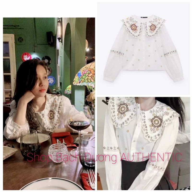 Áo sơ mi zara size L form nhỏ