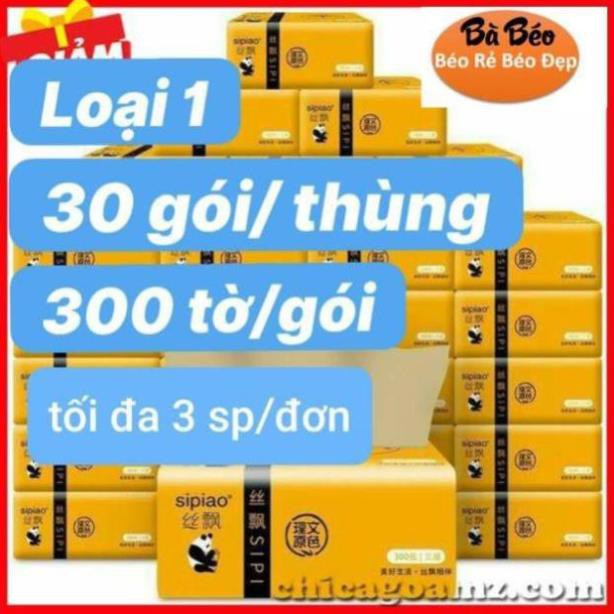 [ XẢ KHO ] Thùng giấy ăn gấu trúc (30 gói), Một thùng giấy ăn gấu trúc SipiaO