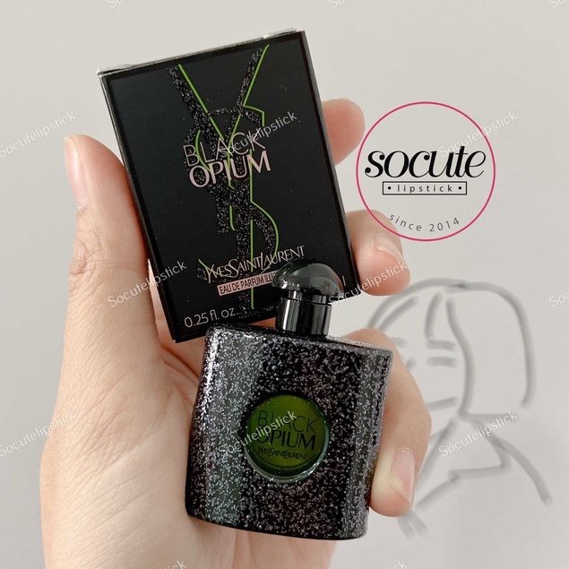 NEW 2023 - Nước hoa YSL Black Opium Le Parfums -  Illicit Green Minisize 7.5ml