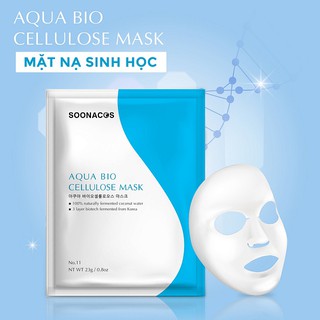 Combo 5 miếng mặt nạ giấy sinh học dưỡng da cấp ẩm Aqua Bio Cellulose Mask