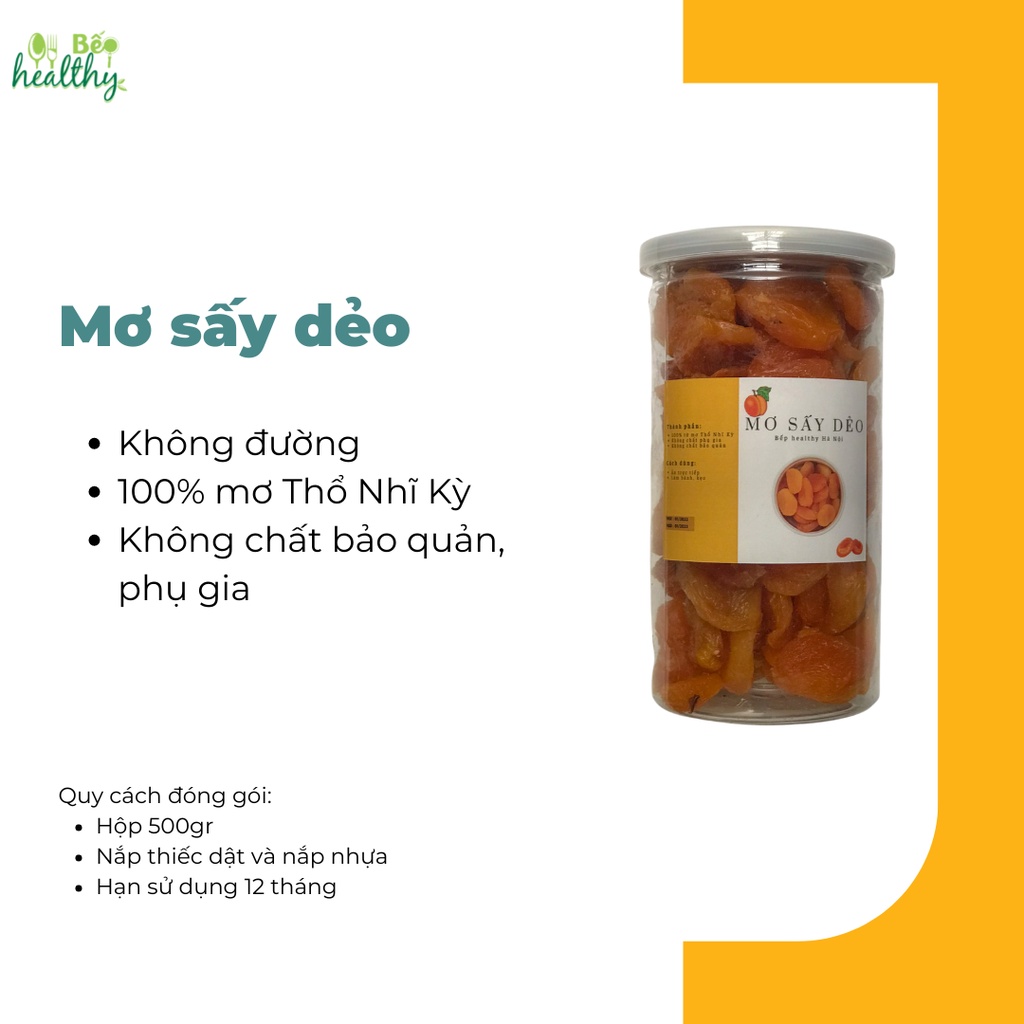 Mơ Sấy Dẻo Không Đường Nhập Khẩu Thổ Nhĩ Kỳ