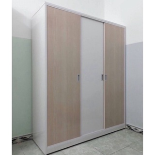 Tủ nhựa 3 cánh lùa tủ nhựa đài loan cửa trượt kéo tiện lợi chịu lực tốt tủ đựng quần áo