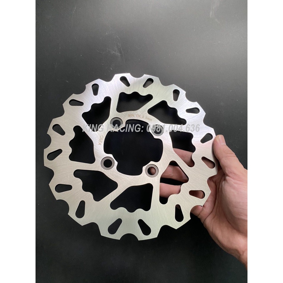 ĐĨA PHANH-ĐĨA THẮNG KIỂU KRC GẮN CHUẨN EXCITER 135 HOẶC GẮN ĐĨA TRƯỚC SIRIUS, JU, TAU, NOVO, WAVES 110, RSX, FU, BLADE..