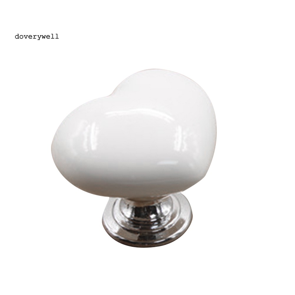 Tay Nắm Cửa Tủ Hình Trái Tim Bằng Gốm